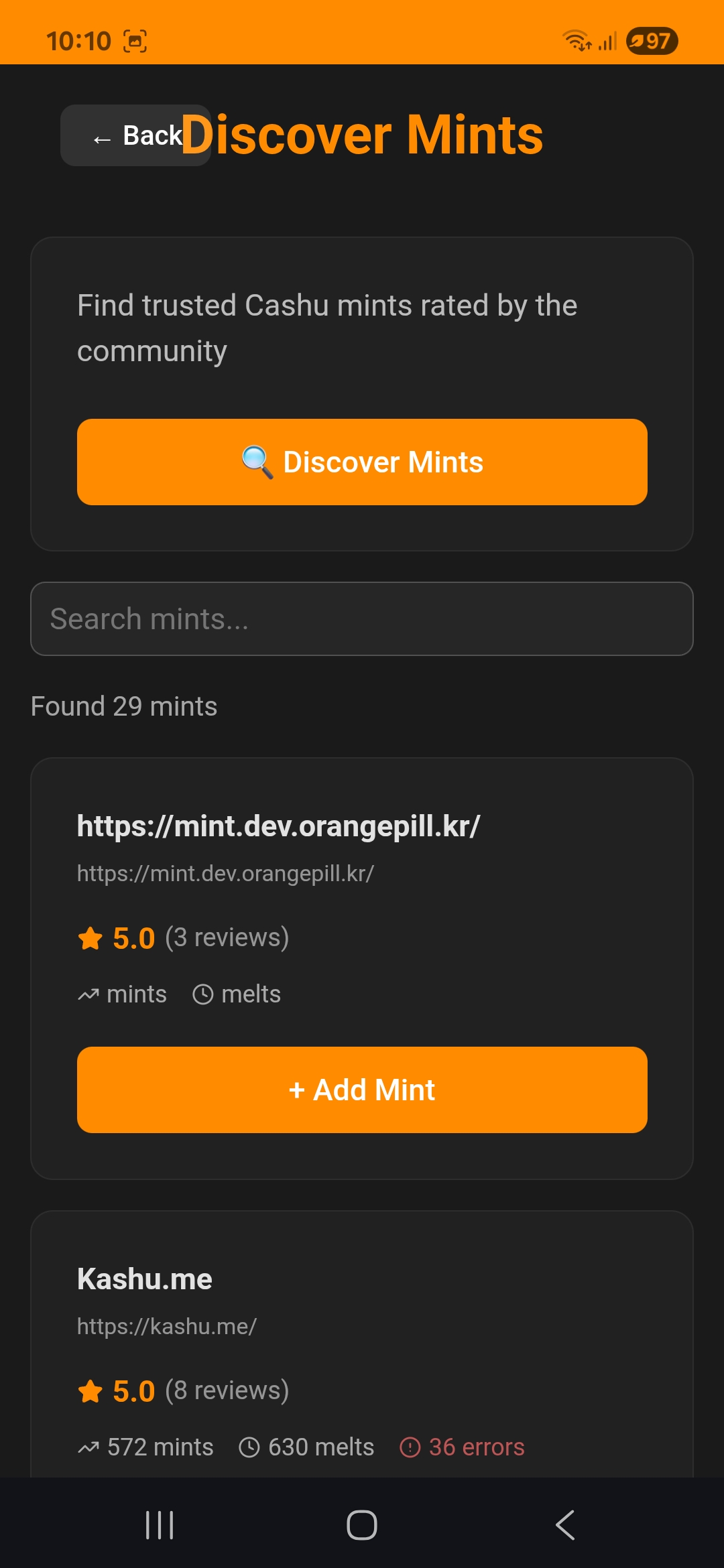 Discover Mints